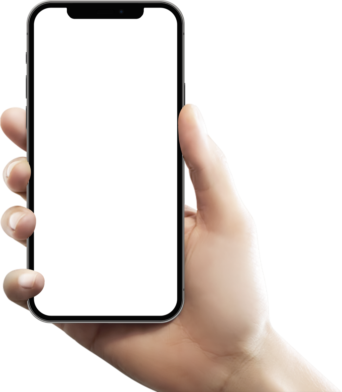 Hand Holding Smartphone